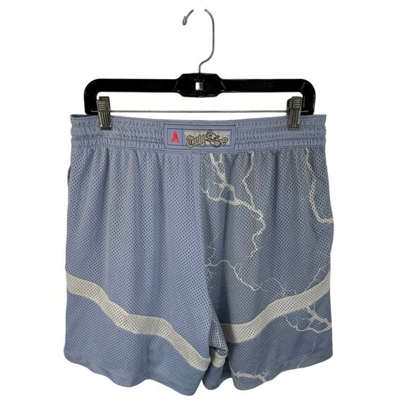 Nike Ja Icon Dri-Fit Basketball Shorts Blue Lightning Print Size Large - Picture 2 of 13